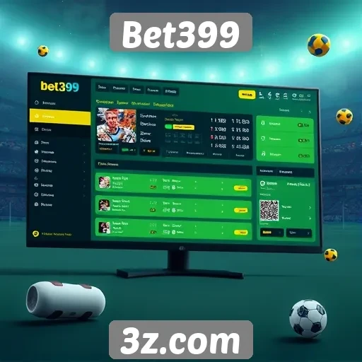 Interface e experiência do usuário no Bet399